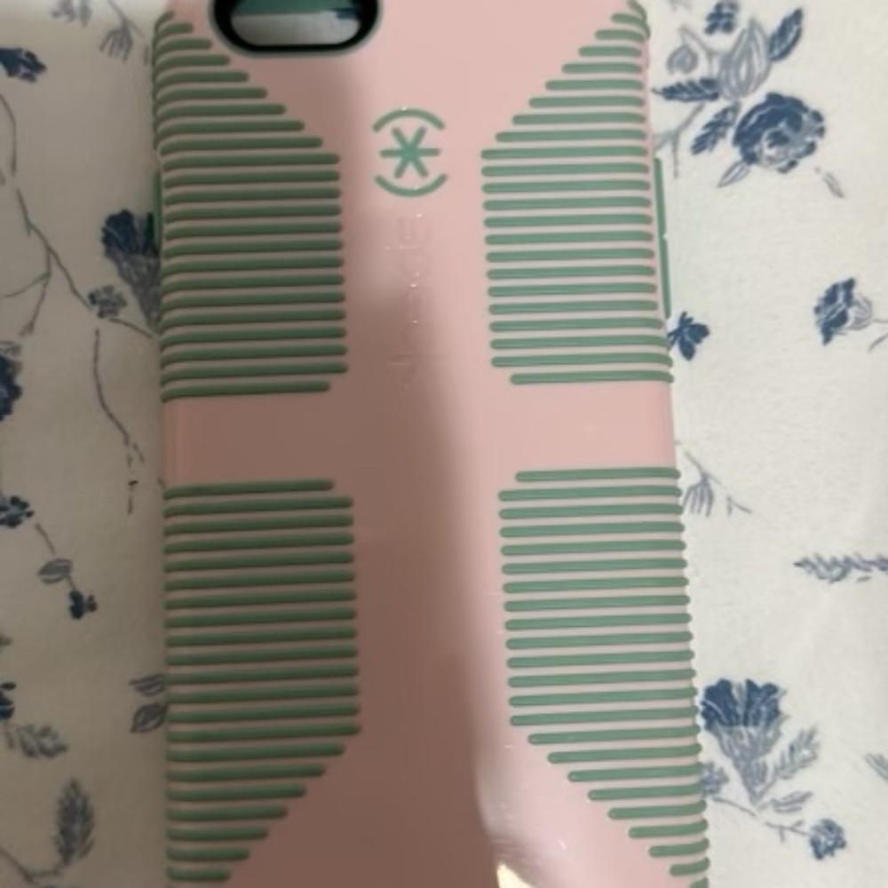 Pink and blue iphone 6s case
